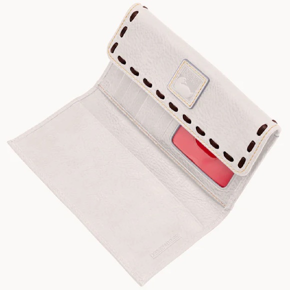 NWT - Dooney & Bourke ECRU Florentine Leather Continental Clutch - Picture 13 of 13